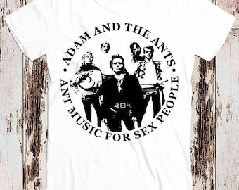 Adam And The Ants Music for People Poster Best Seller T Shirt Music Retro Top Tee Gift Cool Unisex 8481