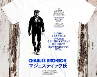 Charles Bronson Mr Majestyk Japanese Best Seller T Shirt Music Retro Top Tee Gift Cool Unisex 8505