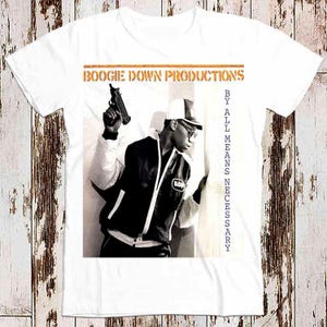 Boogie Down Productions T Shirt B1602 80s 80s Rap Hip Hop