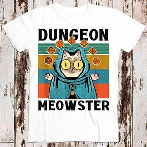Dungeon Meowster Funny-Dnd Gamer-Cat-D20 Gift T-Shirt Dungeon Meowster Funny-Dnd Gamer-Cat-D20 Gift T-Shirt