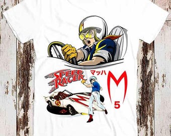 Go Speed Racer Japanese Comic Anime Best Seller T Shirt Music Retro Top Tee Gift Cool Unisex 8529