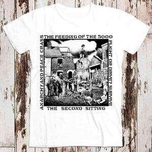 Crass The Feeding of The 5000 Tee Top Retro Super Cool Vintage Style Unisex Ladies T Shirt 8337