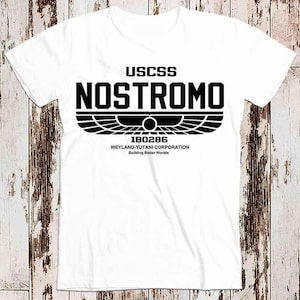 Nostromo 180286 Alien USCSS Weyland Best Seller T Shirt Music Retro Top Tee Gift Cool Unisex 8592