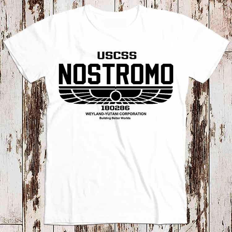 Nostromo 180286 Alien USCSS Weyland Best Seller T Shirt Music