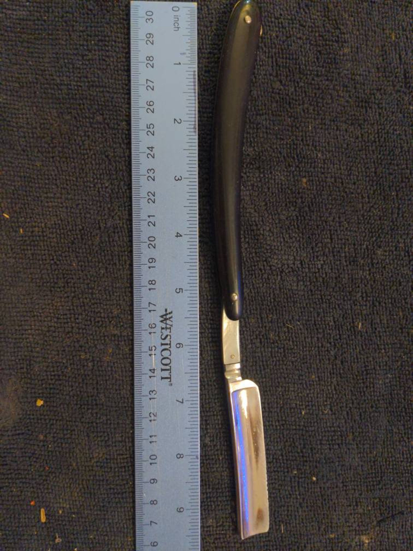 Vintage Pearl handled tang Straight Razor BoxShave Ready Etsy