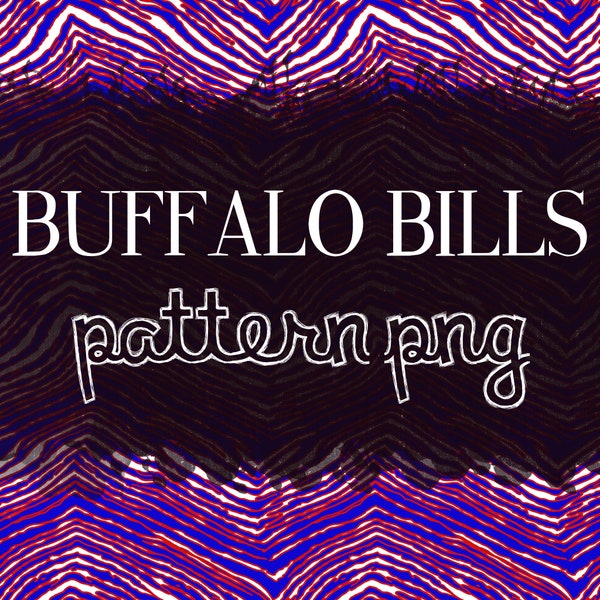 Buffalo Bills Zubaz Style Repeating Pattern PNG