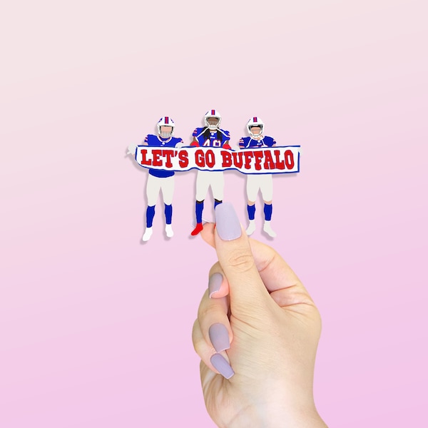 Buffalo Bills Let’s Go Buffalo Bills Players Sticker | Buffalo Bills Sticker, Bills Mafia Sticker , Football Sticker , NFL Sticker