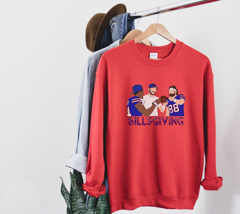 Billsgiving Buffalo Bills Thanksgiving Sweatshirt Buffalo Etsy