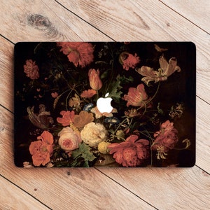 Macbook case for Macbook Pro 13 Air M1 M2 2022-2010 11 Inch, 12 Inch, 13 Inch, 14 Inch, 15 Inch, 16 Inch red flowers cover
