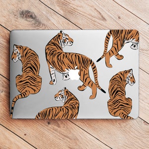 Macbook case for Macbook Pro 13 Air M1 M2 M3 2022-2010 11 Inch, 12 Inch, 13 Inch, 14 Inch, 15 Inch, 16 Inch Tiger pattern cover
