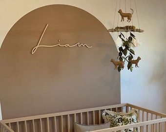 Baby name, Wood name, Name sign, Kid room, Decor, Nursery name sign, Shower gift, Decoration, Laser, Baby room decor, Wooden first name, Custom