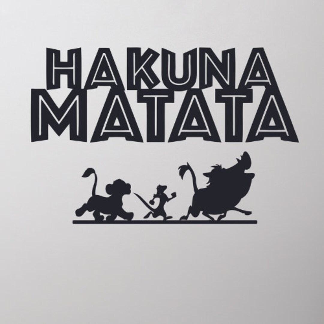 Hakuna Matata Wood Sign, Decor, Wood Decoration, Kids Room, Hakuna ...