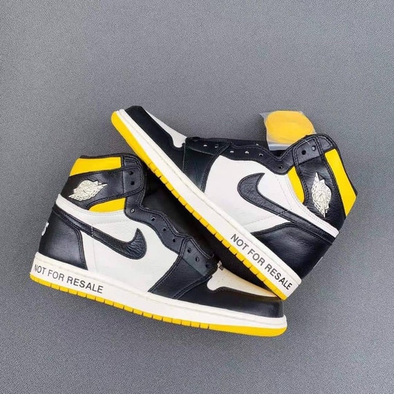 jordan 1 not for resale yellow