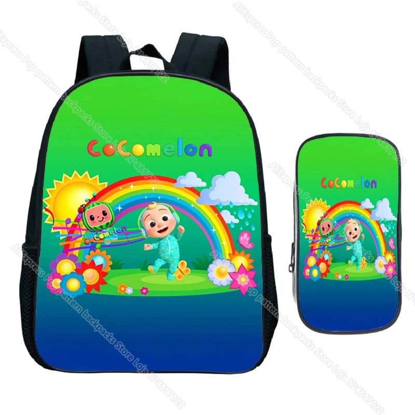 Kids/baby cocomelon backpack 2pc set | Etsy