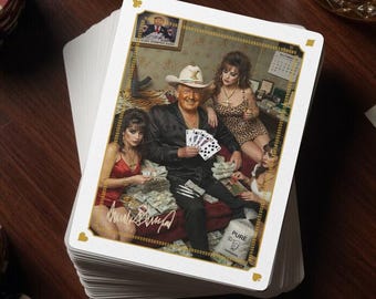 Baraja de cartas de narcos de Trump graciosa / Baraja de póker satírica, broma para la noche de juegos
