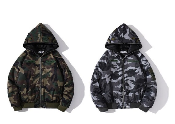 bathing ape winter coat
