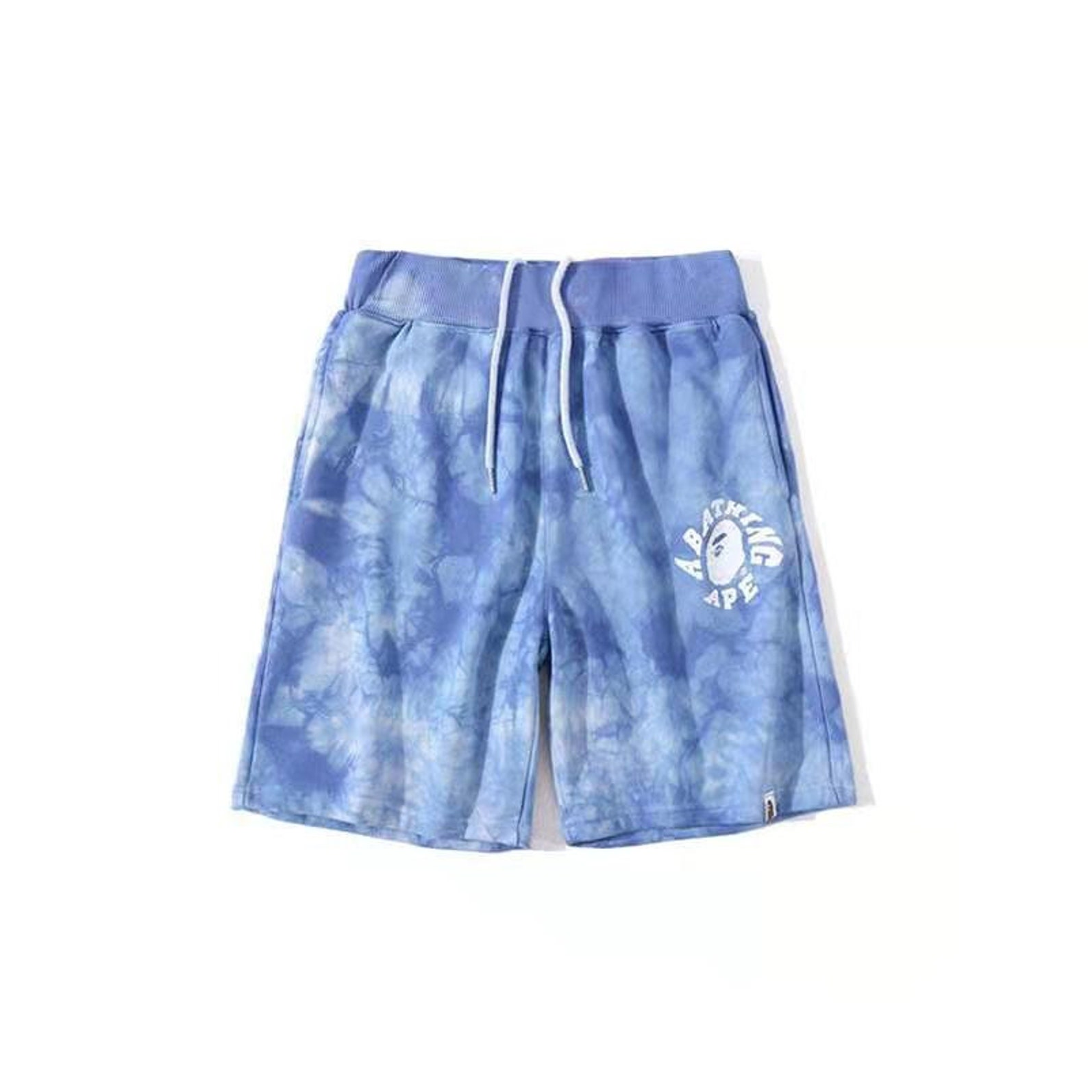 BAPE Shorts Tie Dye Sweat Shorts Mens A Bathing Ape Shorts Etsy