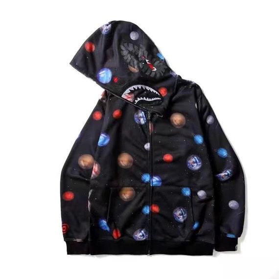 Bape galaxy shark hoodie Clearance