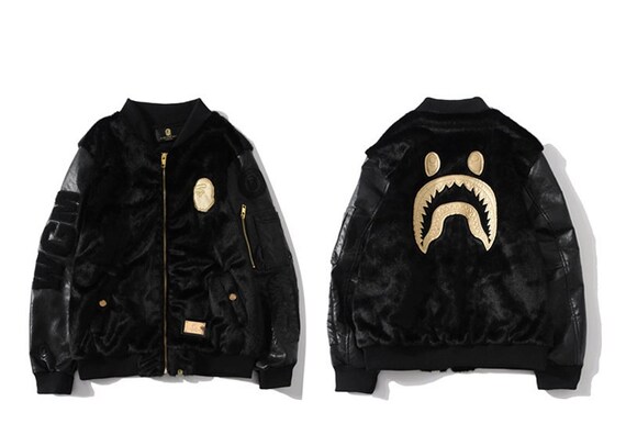bape shark bomber jacket