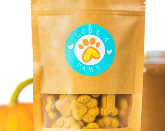 Organic Grain Free Pumpkin & Peanut Butter Dog Treats