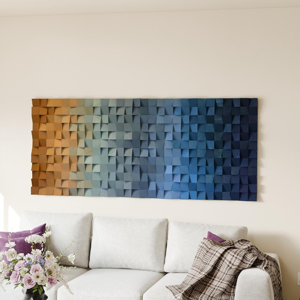 Coastal Dream | Geometric Wood Wall Art