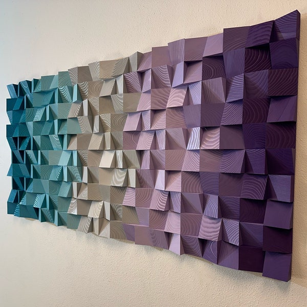 Geometric Wood Art - Spectrum