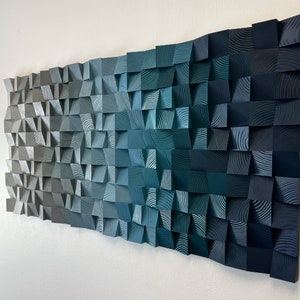Geometric Wood Art - Tidal