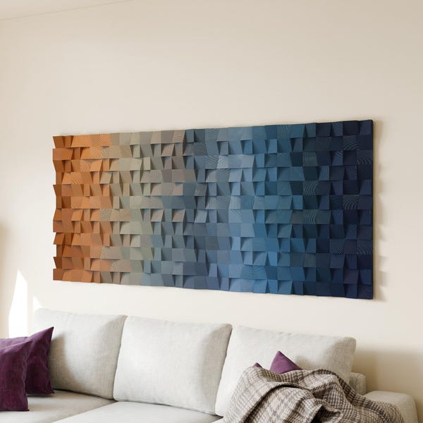 Coastal Dream | Geometric Wood Wall Art