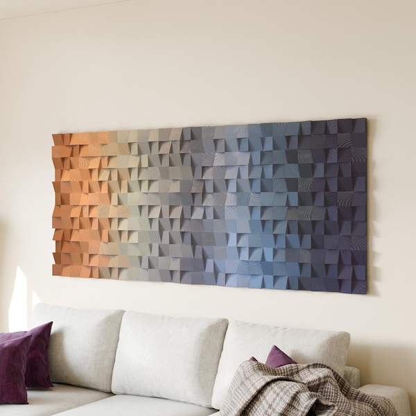Coastal Dream | Geometric Wood Wall Art
