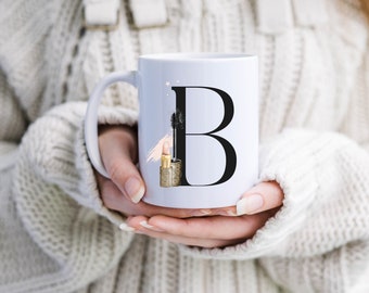 Makeup Queen Mug, Makeup Artist MUA Gift Mug, Makeup Lover, Beautician, Beauty Lover, Thank You Birthday Gift For Makeup Artist, Present