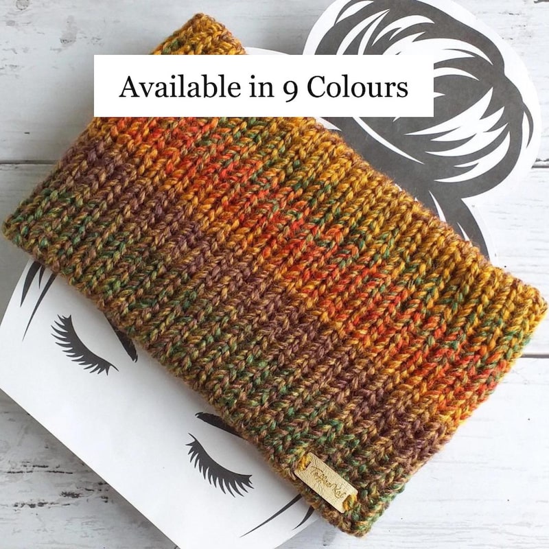 Knitted Headband Etsy