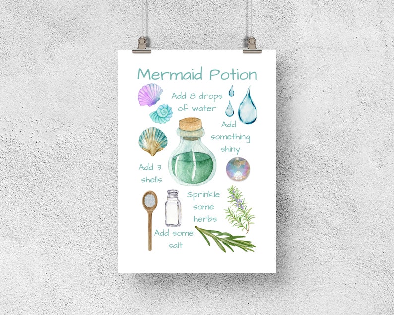 Printable Mud Kitchen Recipe Cards, Magic Fairy Potion Cards, Montessori Materials, Outdoor Play, Nature Play, Forest School, Homeschool image 9
