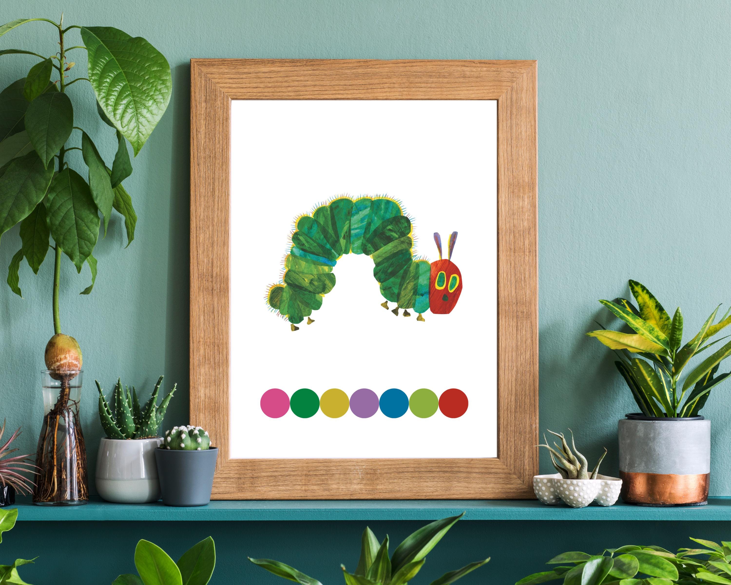 The Very Hungry Caterpillar Personalized Printable Wall Art, Nursery Wall Decor, Kids Room ...