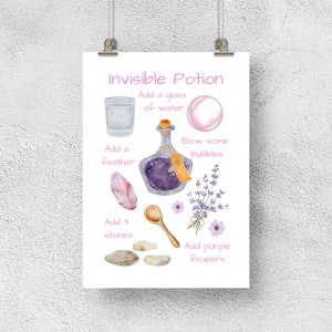 Printable Mud Kitchen Recipe Cards, Magic Fairy Potion Cards, Montessori Materials, Outdoor Play, Nature Play, Forest School, Homeschool image 7
