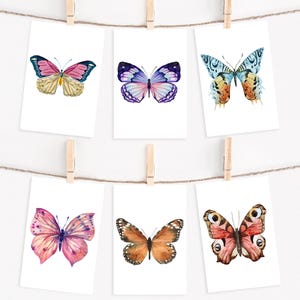 Butterfly Flashcards, Butterfly Activities, Butterfly Matching, Butterfly Games, Montessori, Prek, Homeschool Printable, Butterfly Unit