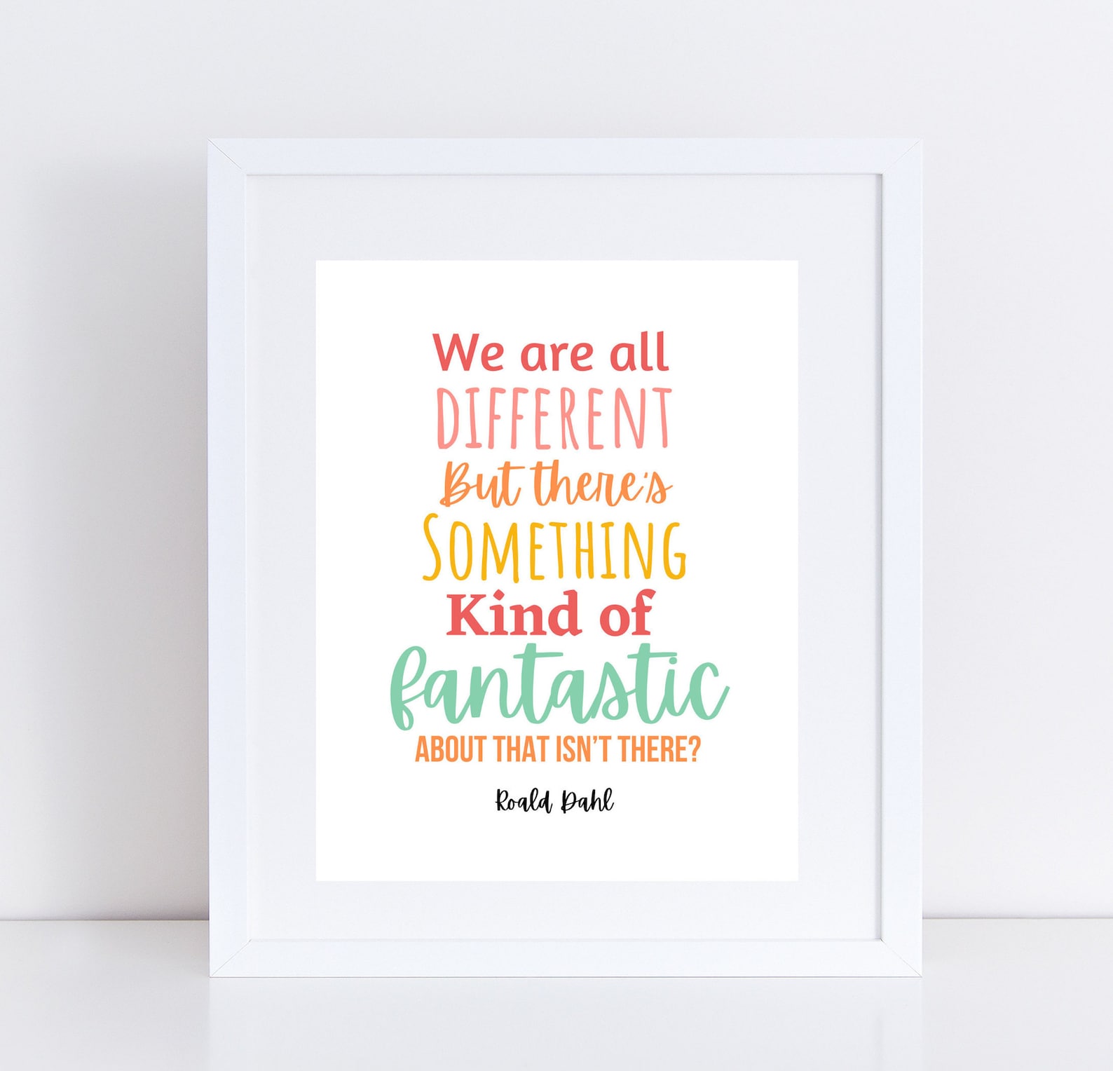 Roald Dahl Citation Print Roald Dahl Imprimable Nous