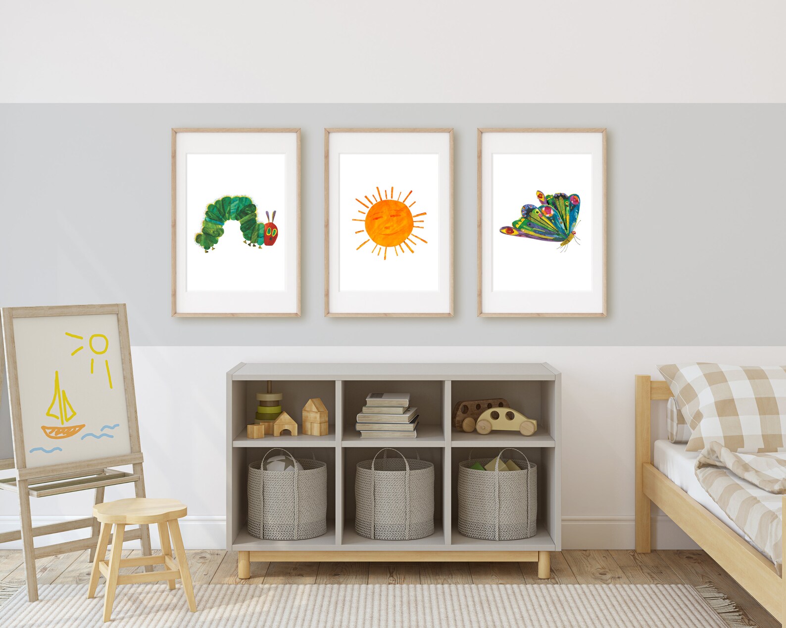 The Very Hungry Caterpillar Printable Wall Art, Nursery Wall Decor ...