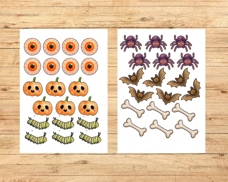 Build A Pizza Activity, Halloween Counting Game, Preschool Math ...