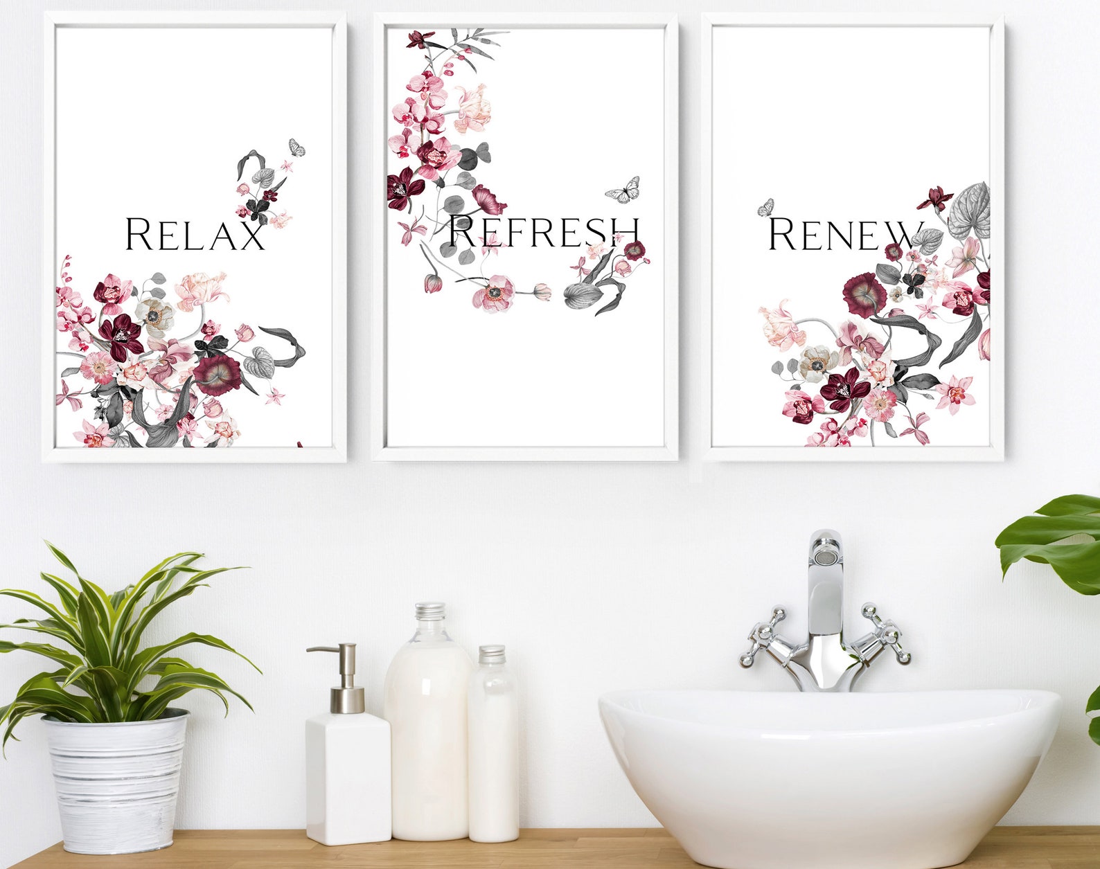 Bathroom Wall Decor Home Decor Bathroom Spa Bathroom Decor - Etsy