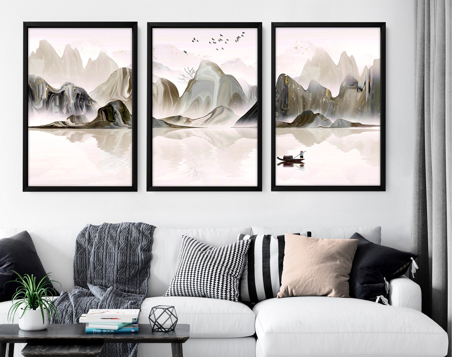 Office decor wall art Home decor Japanese art calming zen | Etsy