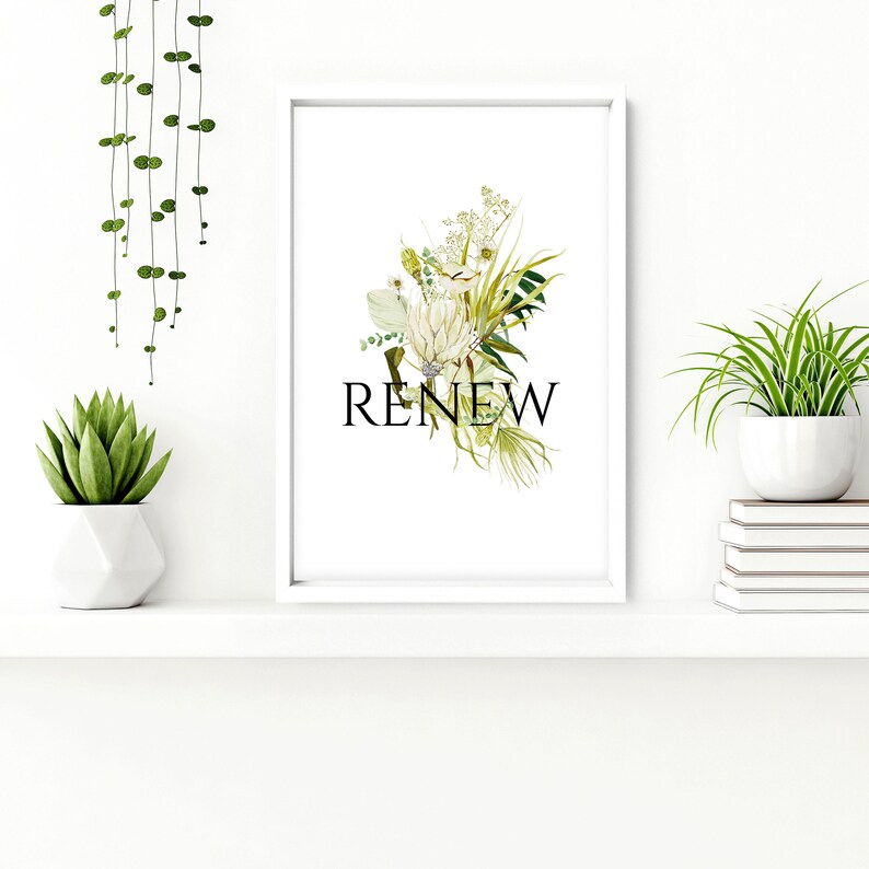 Spa Botanical Bathroom set of 2 framed wall art prints for Bohemian Decor, Relaxation Bathroom Wall Decor gift for new homeowner