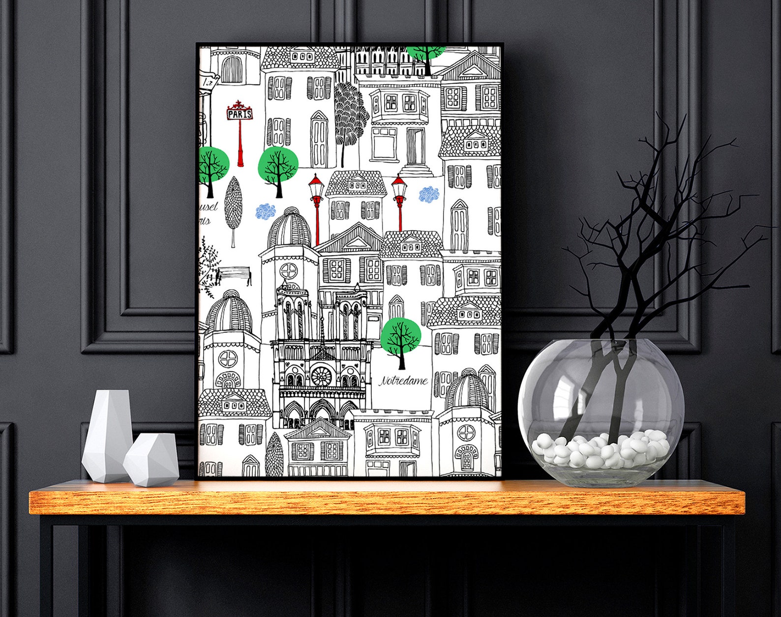 Office Wall Hangings Gallery Wall Set of 2 Livingroom Decor Etsy