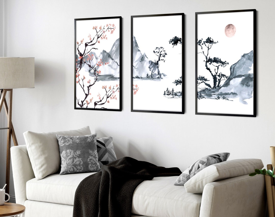 Living Room Art Prints Set of 3 Office Decor Wall Art Prints - Etsy UK