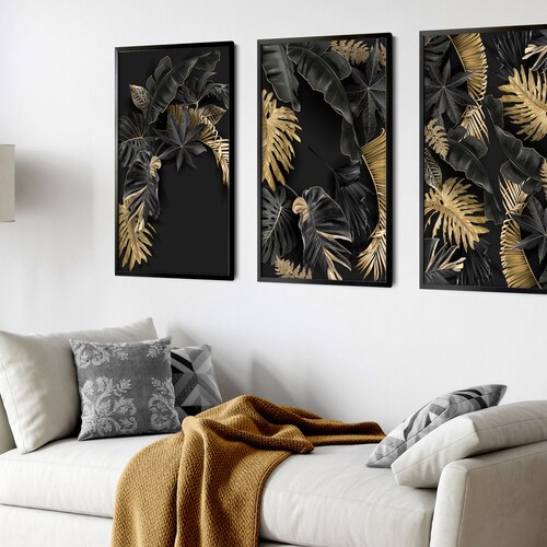 Home Decor Wall Hanging Set X 3 Prints Office Decor Living Etsy