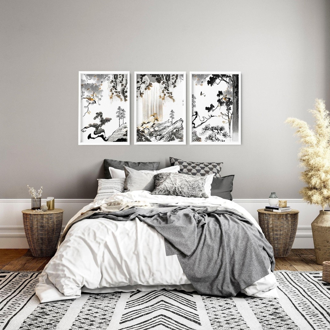 Art Wall for Bedroom Set of 3 Wall Art Prints - Etsy