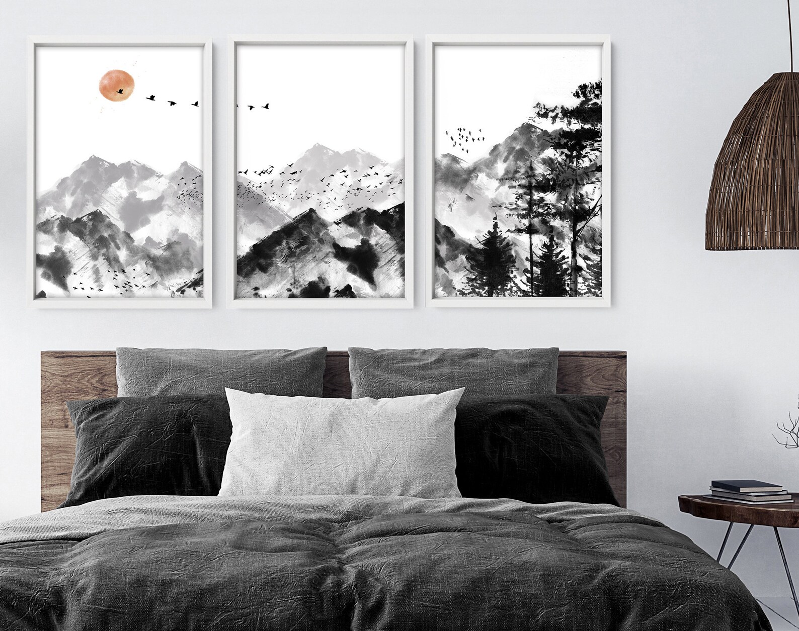 Japanese Wall Decor Living Room