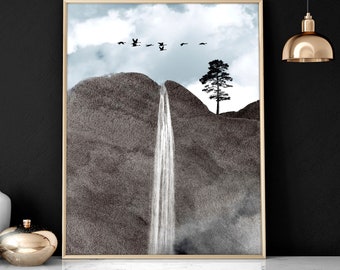 Zen Wall Art Framed 3 Piece Set, Extra Large Triptych Japanese