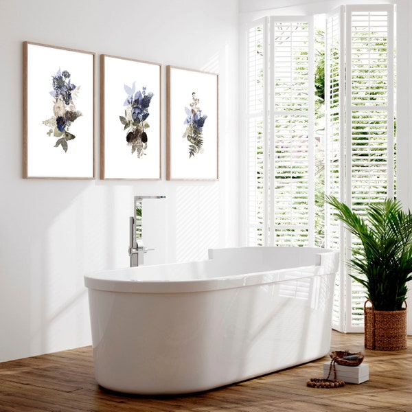 Calming Bathroom Art - Etsy