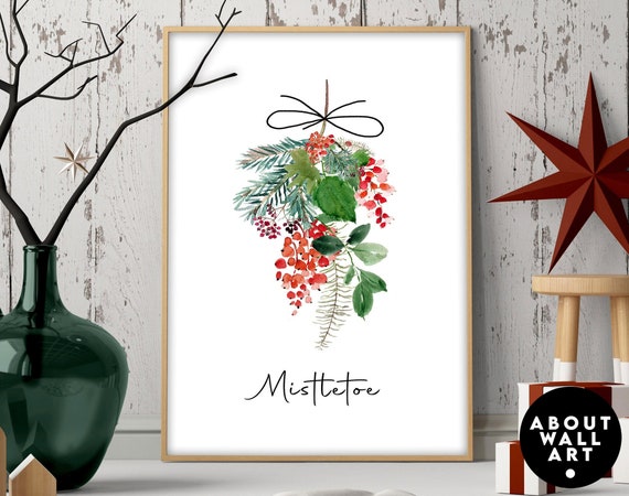 Cute christmas gift for mom, Mistletoe Ornament Welcome sign for front porch, Sentimental christmas presents for mother in law, xmas sign