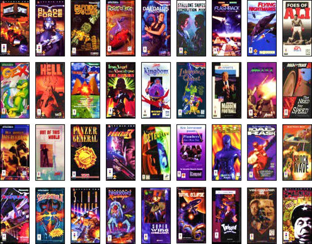3DO Games Repro per Disc NO ART - Etsy